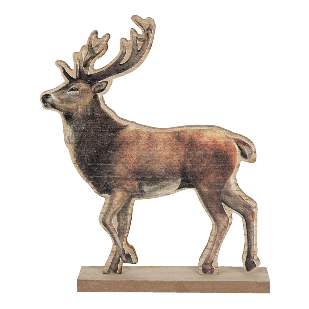[6H1899] Decoratie rendier 22x5x26 cm