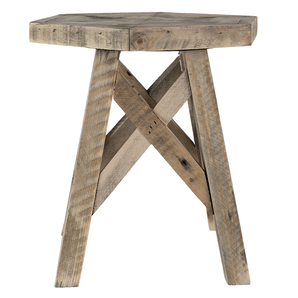 [6H2094] Scabello per Piante Marrone 22x22x25 cm