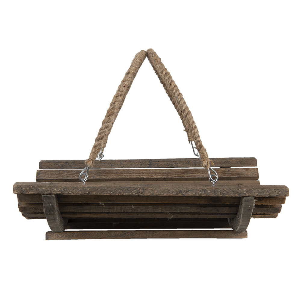 [6H2100] Ciotola, piatto da portata Marrone 40x29x10 cm
