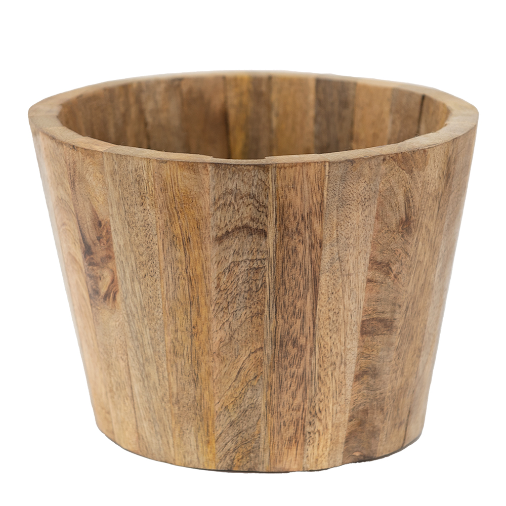 [6H2149M] Flower Pot Inside Brown Ø 18x13 cm