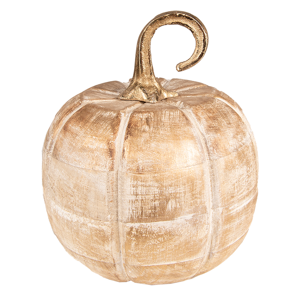 [6H2245] Decoratie pompoen Ø 16x18 cm