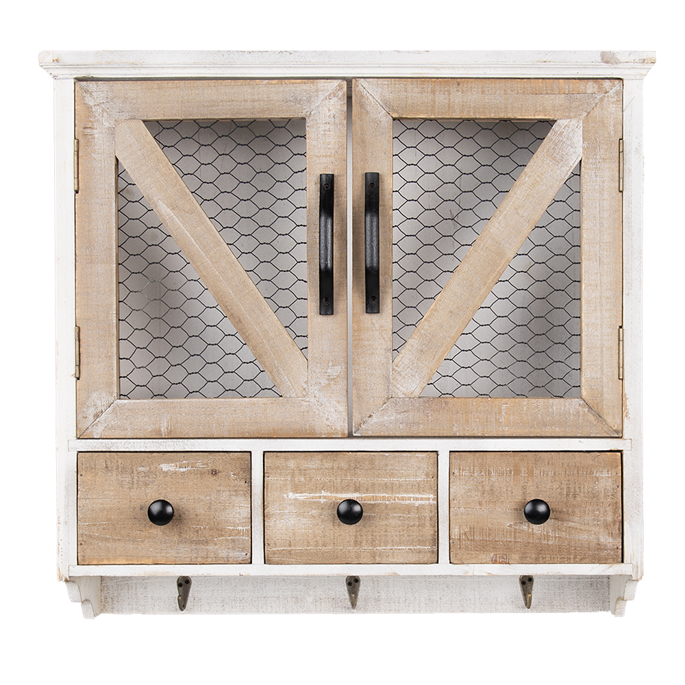 [6H2265] Wandkastje 53x15x51 cm