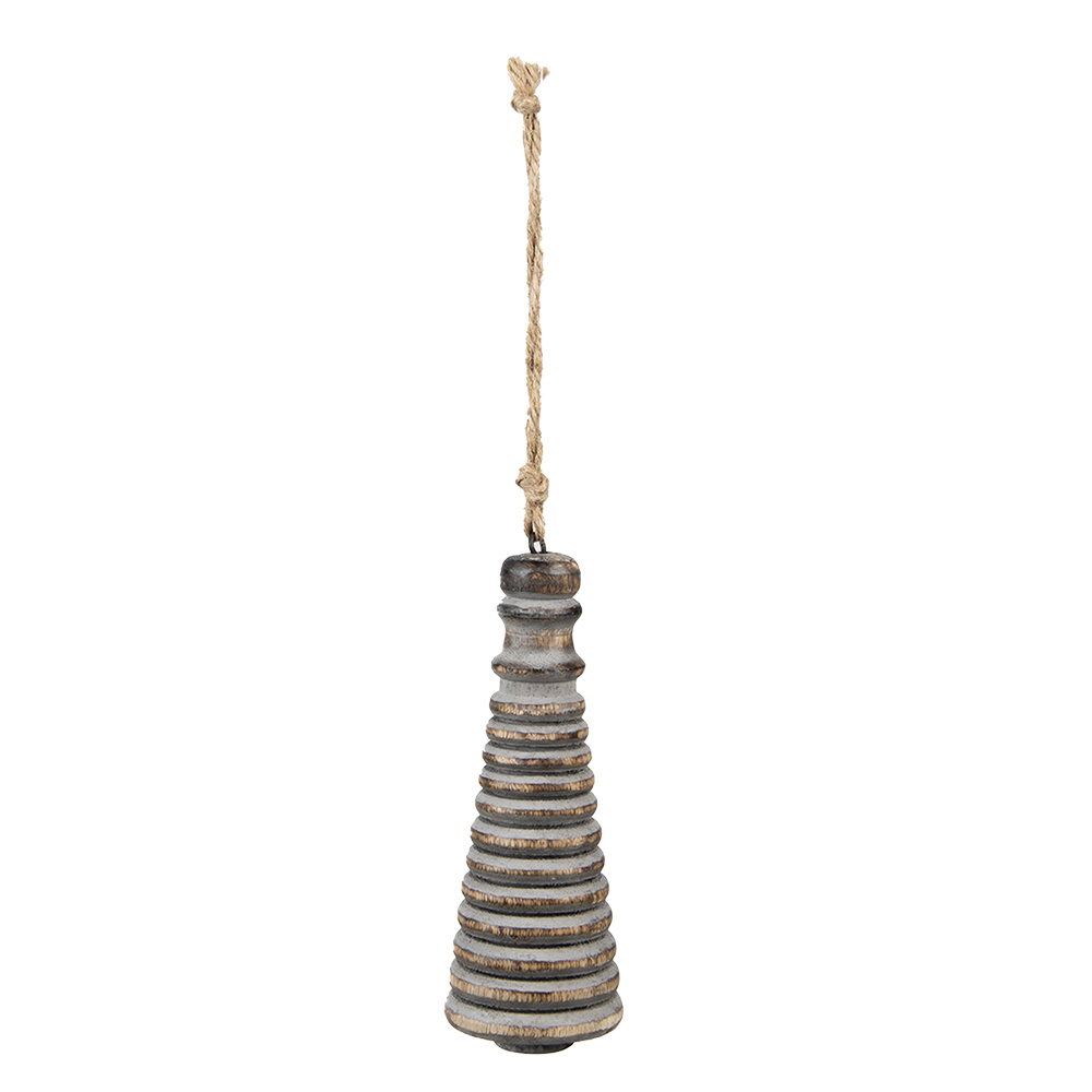 [6H2273] Cintre de Décoration Gris Ø 6x16 cm