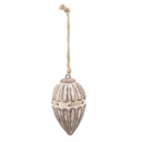 Decoratie ornament Ø 7x12 cm