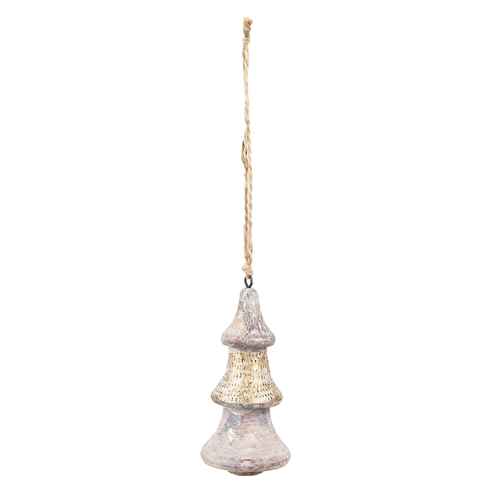 Decoratie kerstboom Ø 6x13 cm
