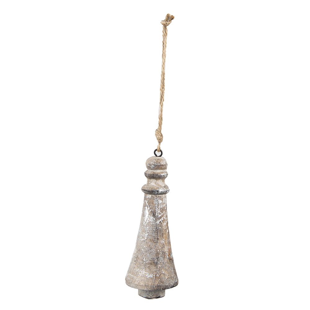 [6H2300] Cintre de Décoration Argent Ø 6x16 cm
