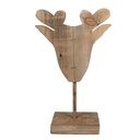Decorative Figure Reindeer Brown 16x8x25 cm