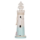 Decoratie vuurtoren Ø 13x42 cm
