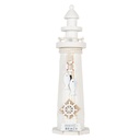 Décoration Phare Blanc Ø 10x32 cm