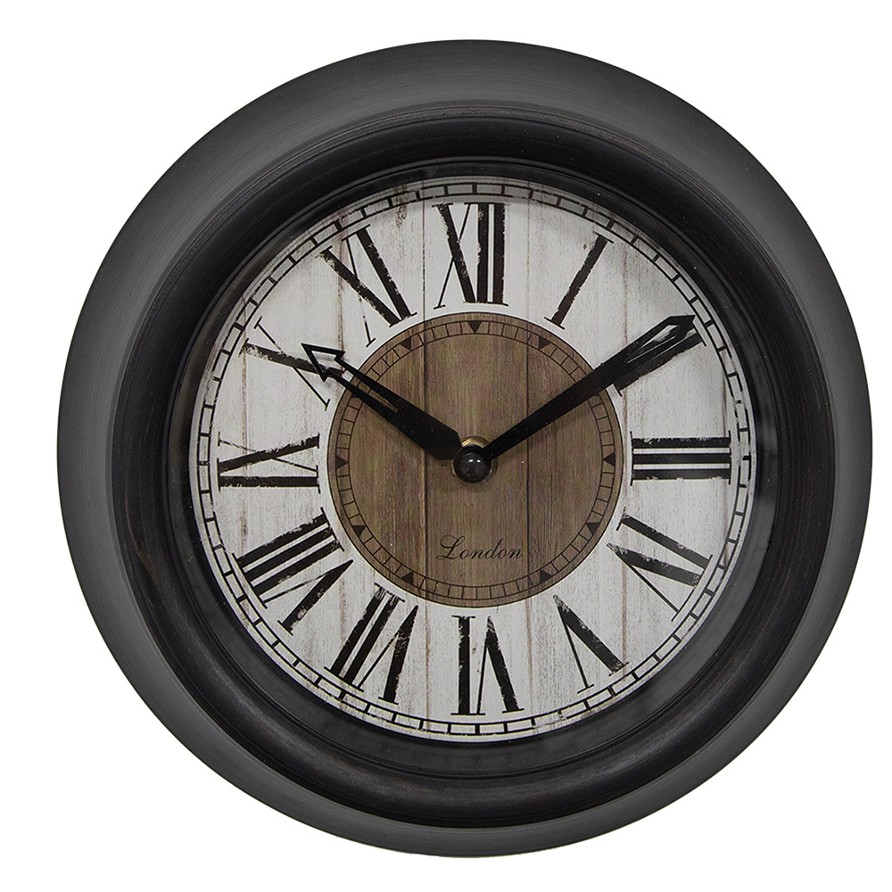[6KL0802] Orologio da parete Ø 23x5 cm / 1xAA