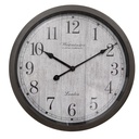Wall Clock Brown Grey Ø 40x4 cm / 1xAA