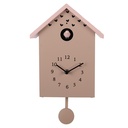 Orologio da Parete Rosa 20x10x26 cm / 3xAA