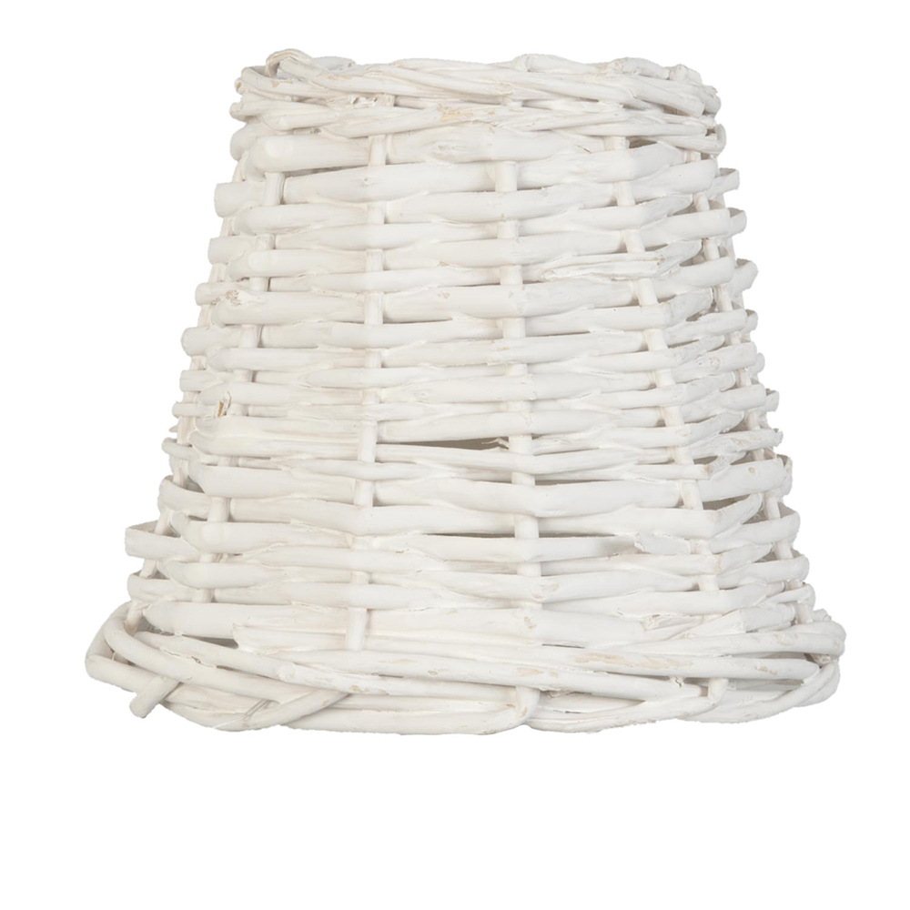[6LAK0256W] Lampshade White Ø 14x12 cm / E27