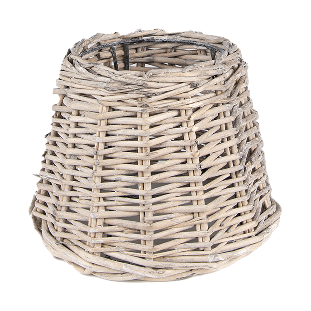 [6LAK0542] Paralume Marrone Ø 20x15 cm / E27