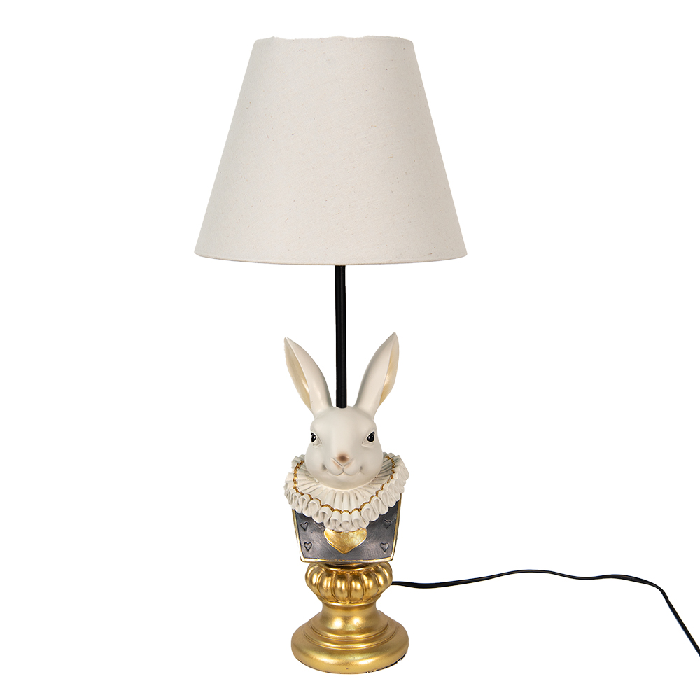 [6LMC0056] Tischlampe konijn Ø 23x53 cm E27/max 1x60W