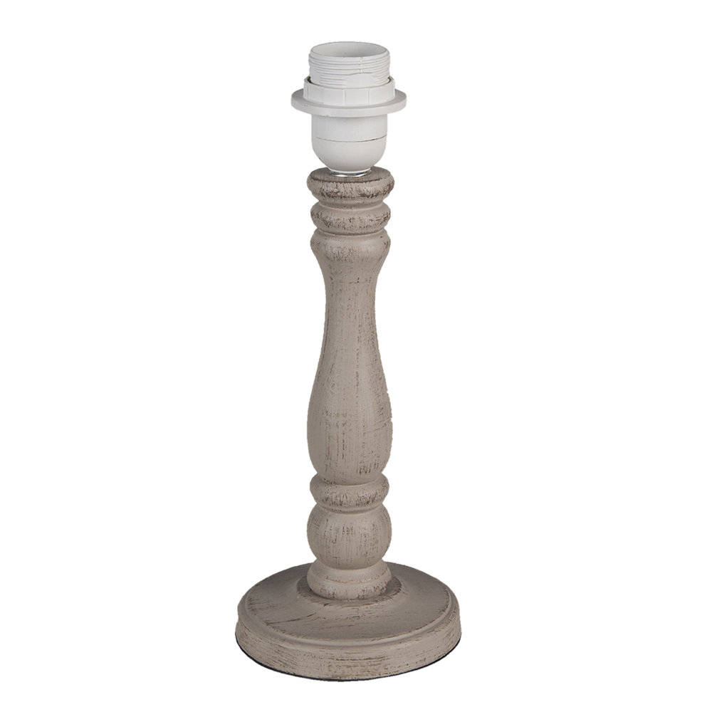 [6LMP739] Lampensockel Tischlampe Ø 12x31 cm E27/max 1x40W