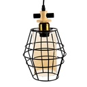 Suspension Noir 18x18x31 cm E27/max 1x40W
