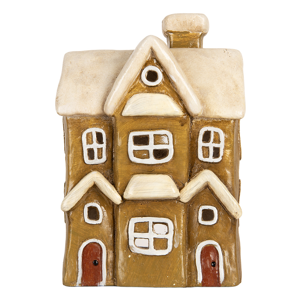 [6MG0123] Decorazione Casa Marrone Beige 23x15x33 cm