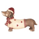 Statue Dog Brown Red 42x12x27 cm