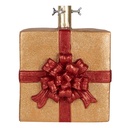 Support d'arbre de Noël Couleur or Rouge 26x25x32 cm