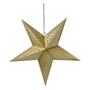 Décoration de Noël Étoile Couleur or 60x22x60 cm