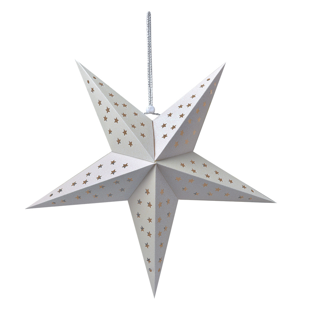[6PA0512MW] Decoratie ster 45x15x45 cm