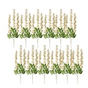 Deko Ast mit Blumen (set 12) Gelb 30x12x110 cm