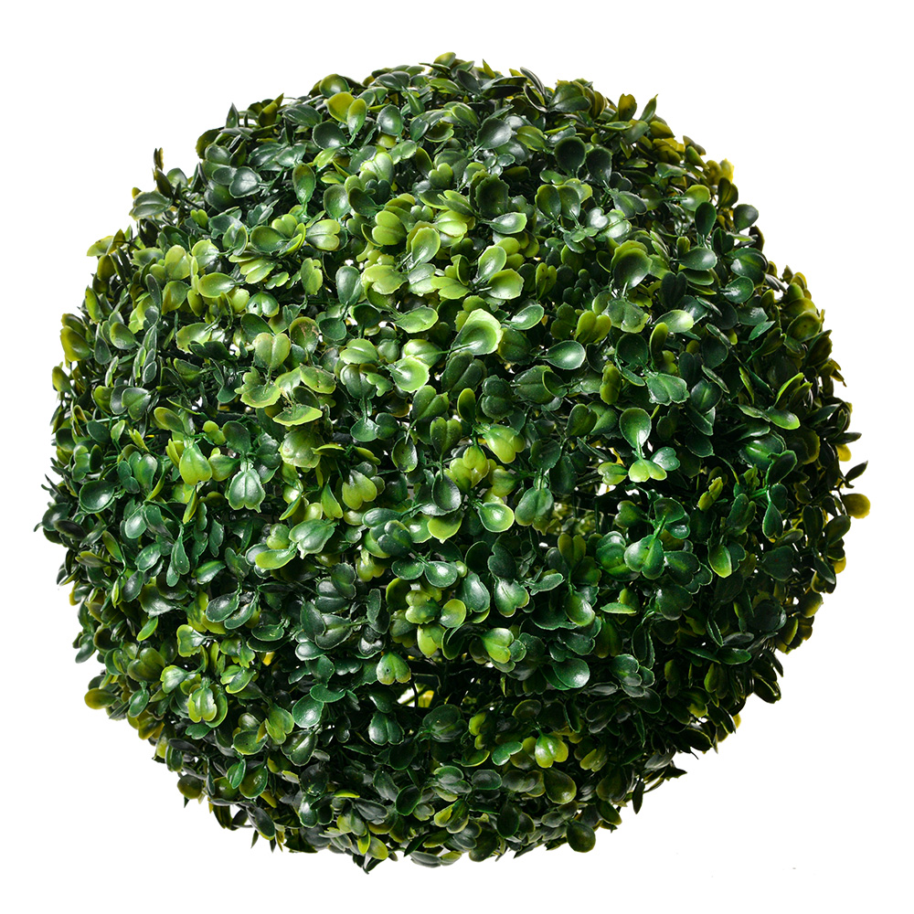 [6PL0325L] Decoratie kunststof bol buxus Ø 24 cm
