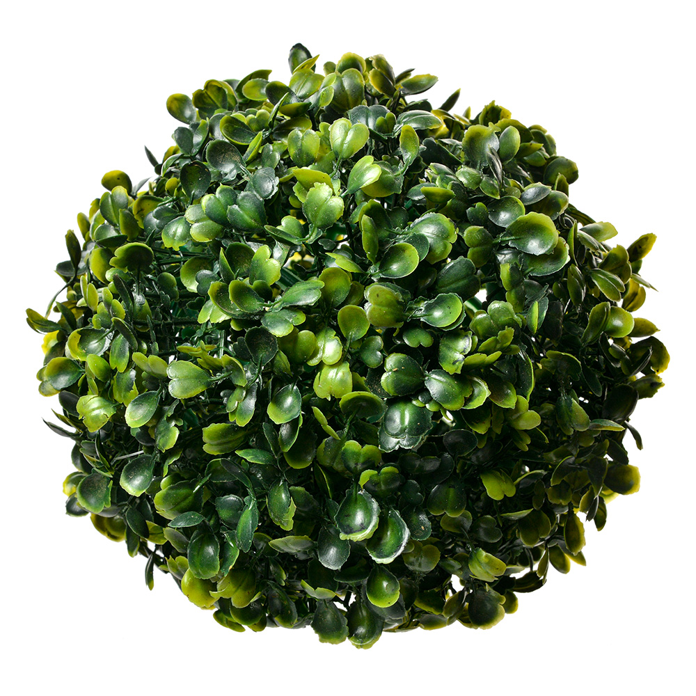 [6PL0325S] Decorative artificial ball Boxwood Green Ø 17 cm