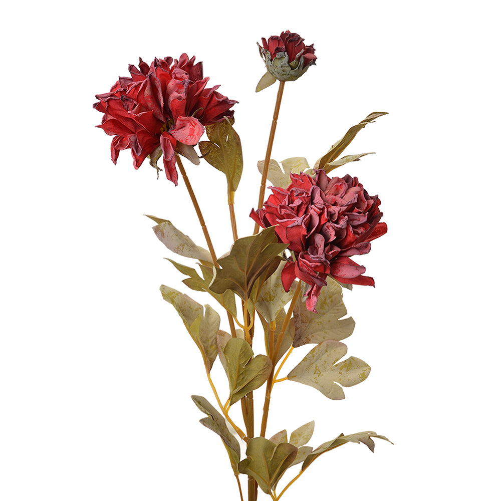 [6PL0328DP] Decoratie tak met bloemen 9x9x68 cm
