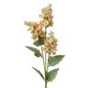 Decorative Artificial Branch with flowers Beige Green 12x5x71 cm