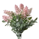 Deko Ast mit Blumen Rosa Grün 15x15x32 cm