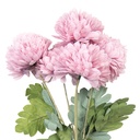 Deko Ast mit Blumen Rosa Grün 22x14x43 cm