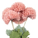 Decorative Artificial Branch with flowers Pink Green 22x14x43 cm