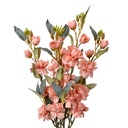 Rami Artificiali Decorativi con fiori Rosa Verde 10x10x51 cm