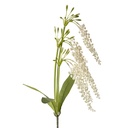 Branche de décoration avec fleurs Blanc Vert 14x10x82 cm