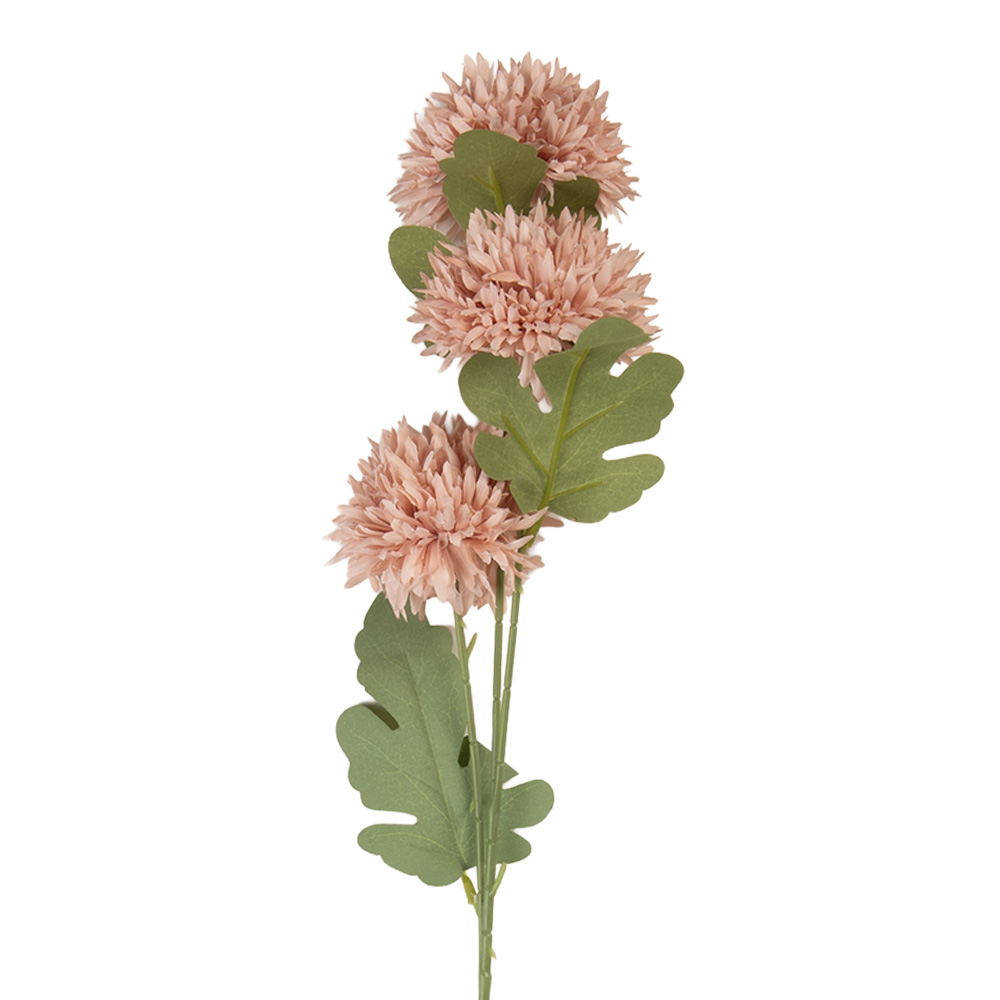 [6PL0397P] Decoratie tak met bloemen 10x8x64 cm
