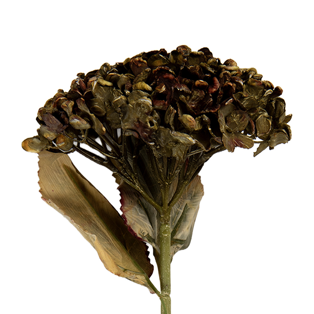 [6PL0404GR] Deko Ast mit Blumen Grün 15x15x47 cm