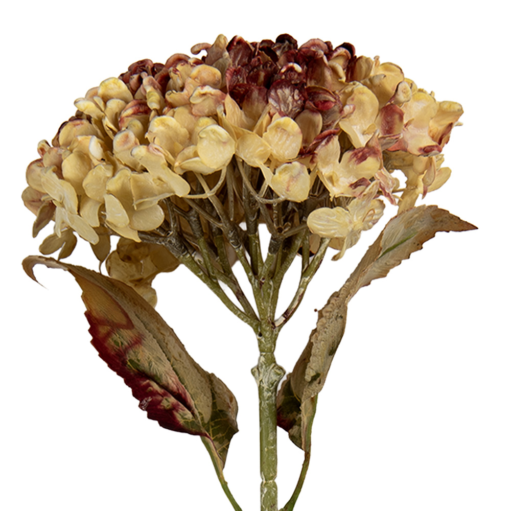 [6PL0404P] Branche de décoration avec fleurs Rose Vert 15x15x47 cm