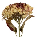 Rami Artificiali Decorativi con fiori Rosa Verde 15x15x47 cm