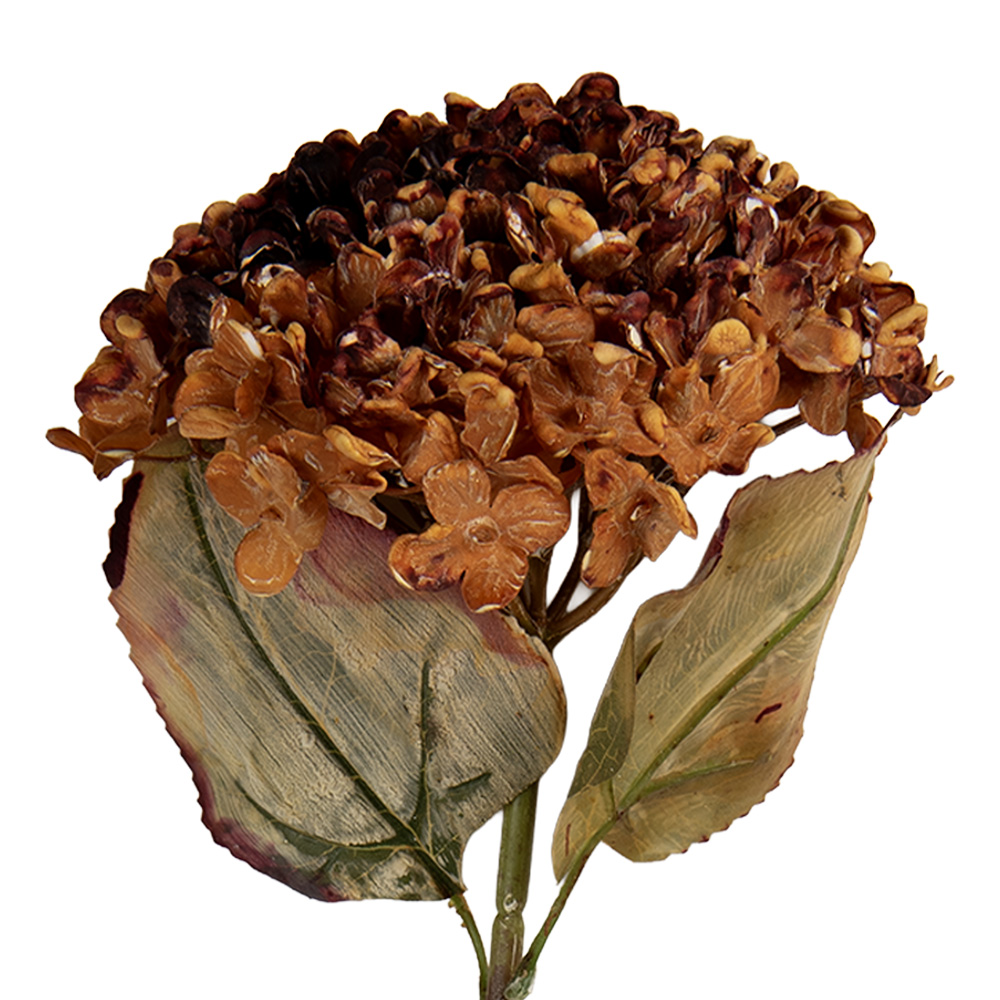 [6PL0404R] Deko Ast mit Blumen Rot Grün 15x15x47 cm