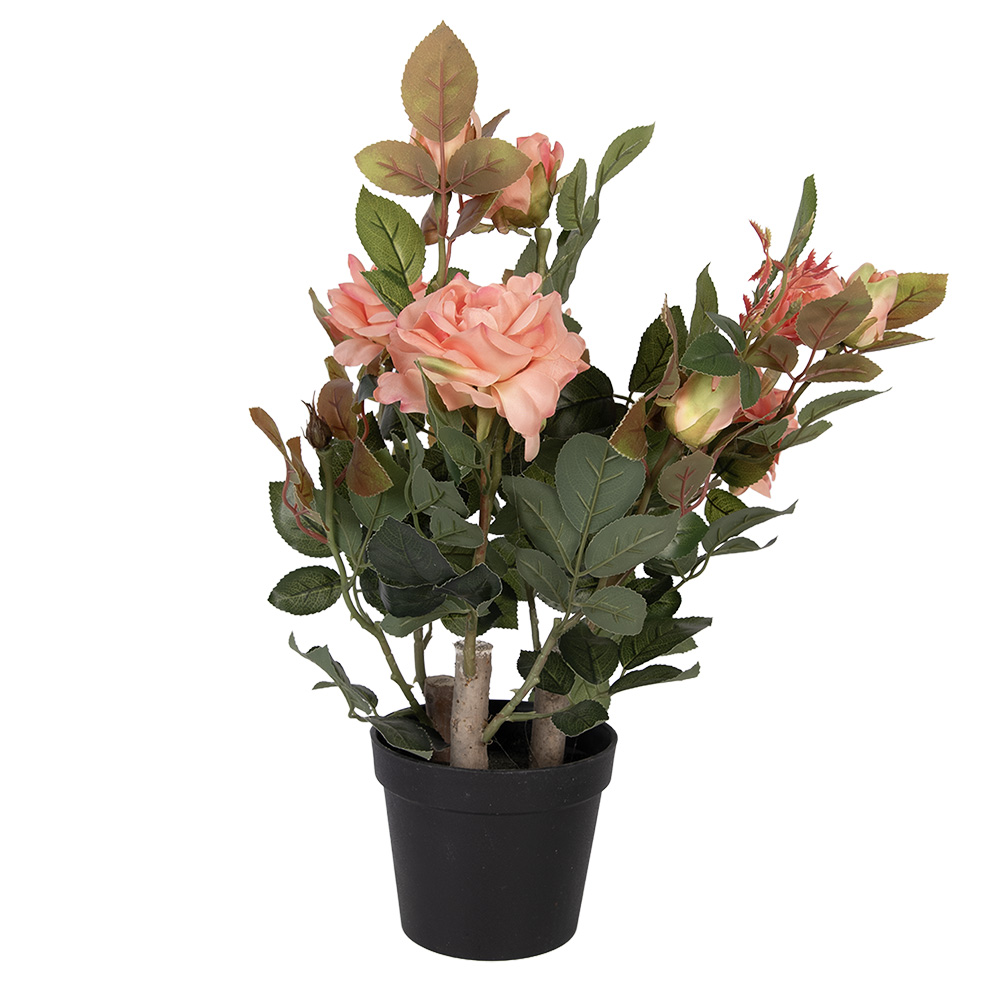 [6PL0413P] Decoratie kunstplant rozen 20x20x55 cm