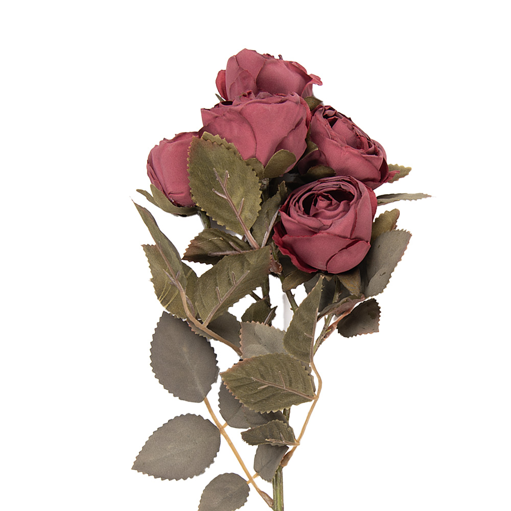 [6PL0416R] Decoratie tak met bloemen 8x13x43 cm