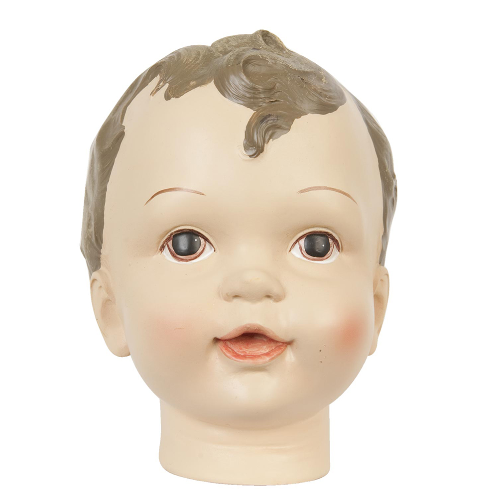 [6PR0250] Kinderhoofd jongen 12x10x13 cm