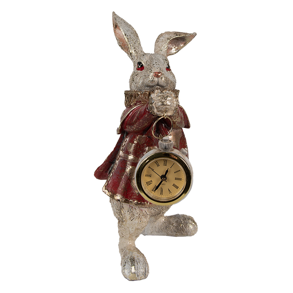 [6PR1253] Image de décoration Lapin Or 14x13x25 cm