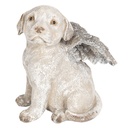 Decoratie hond met vleugels 16x13x20 cm