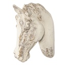 Wall Decoration Horse White 32x16x45 cm