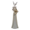 Decoratie Lapin meisje 11x10x37 cm