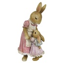 Dekoration konijnen 9x8x17 cm