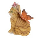 Decoratie kat 12x10x15 cm